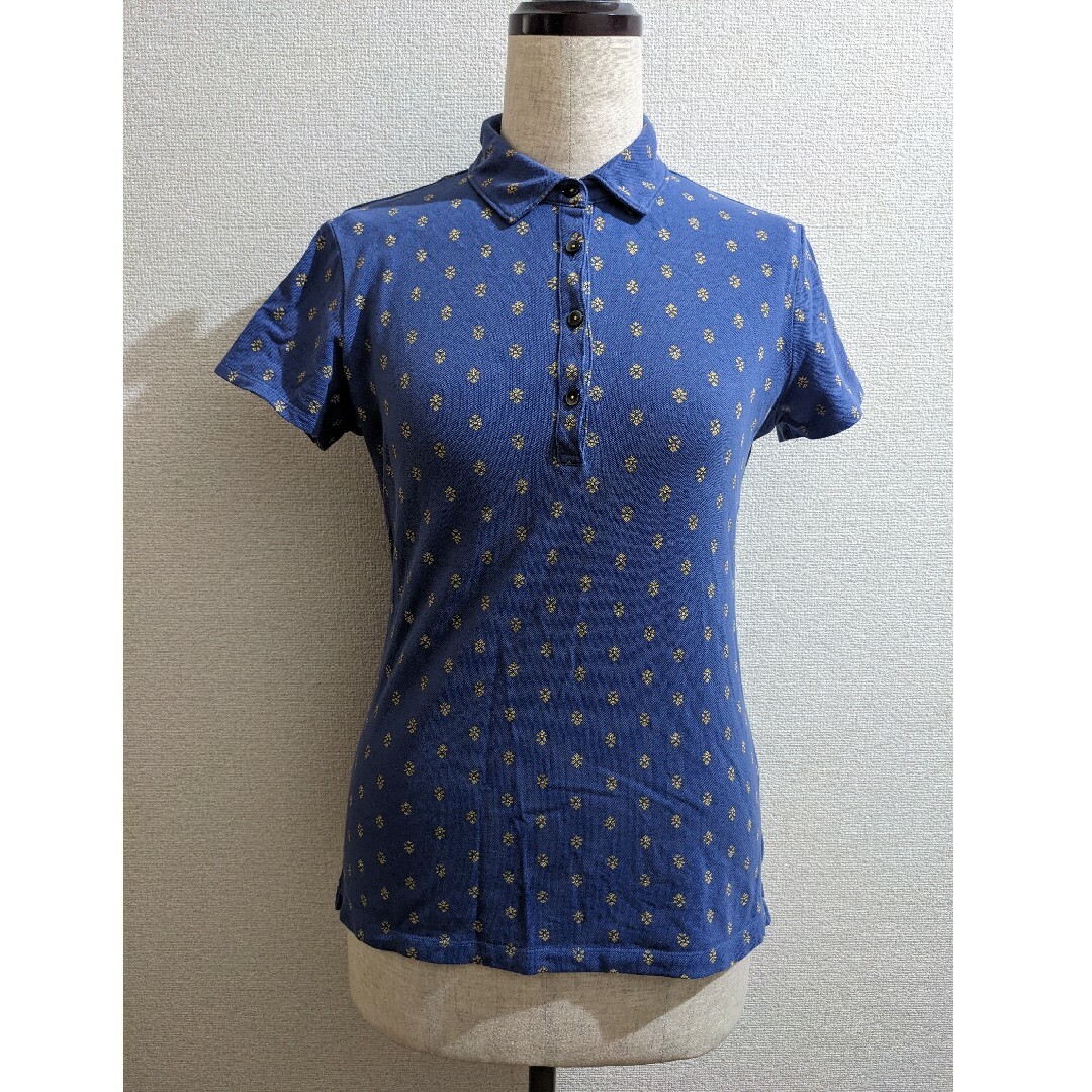 UNIQLO(ユニクロ)のレディース　ポロシャツ　ブルー レディースのトップス(ポロシャツ)の商品写真