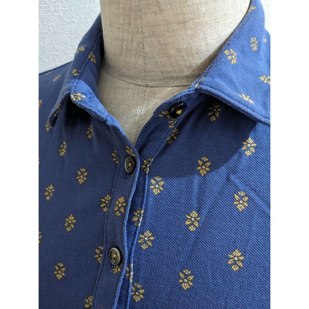 UNIQLO(ユニクロ)のレディース　ポロシャツ　ブルー レディースのトップス(ポロシャツ)の商品写真