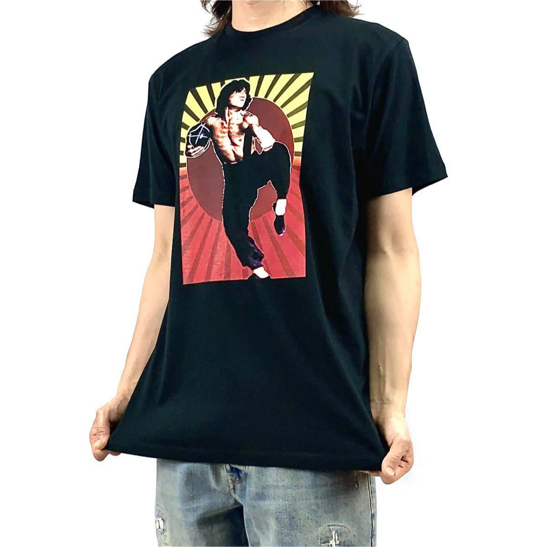 新品 ジャッキーチェン 香港映画 酔拳 ポーズ ビースティーボーイズ Tシャツ メンズのトップス(Tシャツ/カットソー(半袖/袖なし))の商品写真