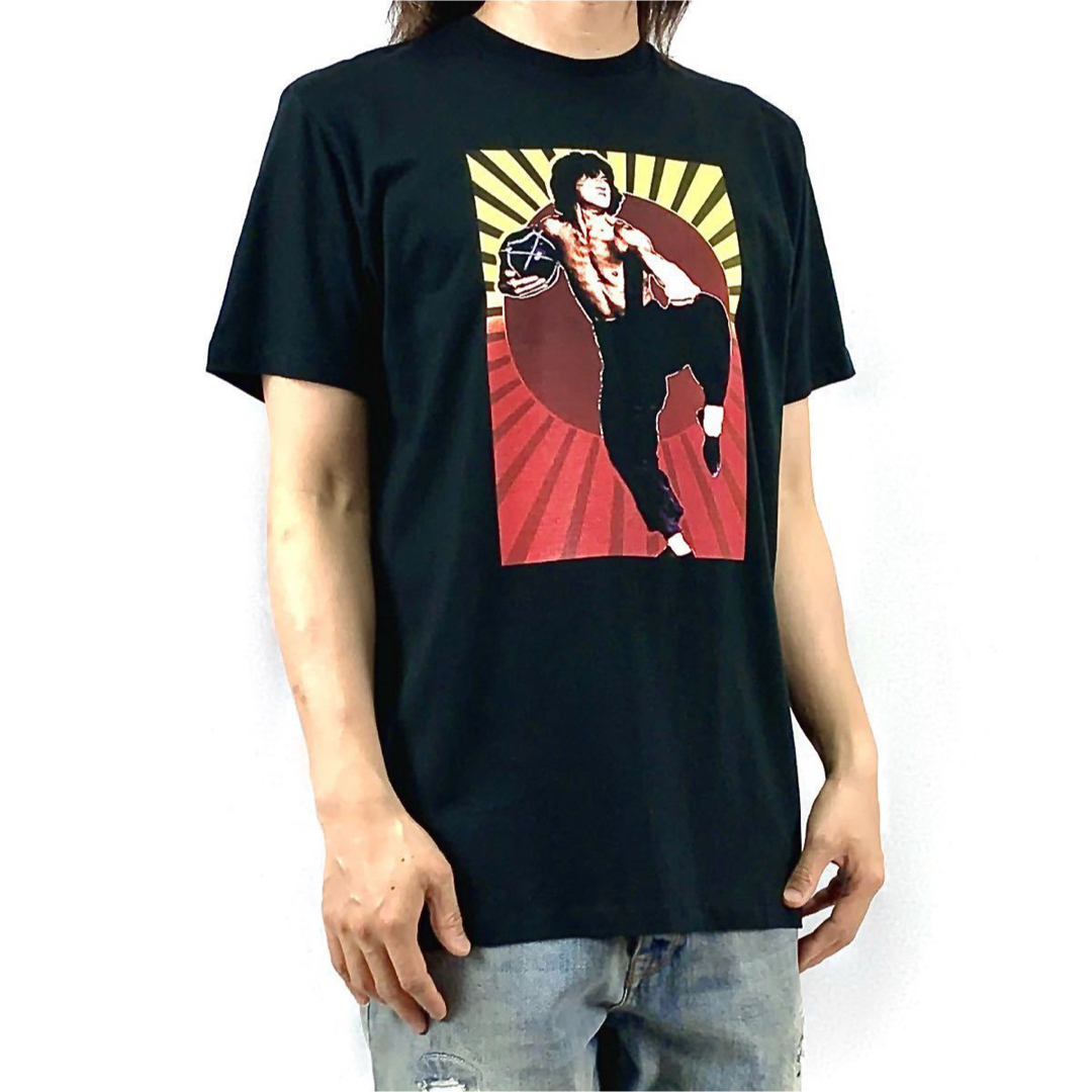新品 ジャッキーチェン 香港映画 酔拳 ポーズ ビースティーボーイズ Tシャツ メンズのトップス(Tシャツ/カットソー(半袖/袖なし))の商品写真