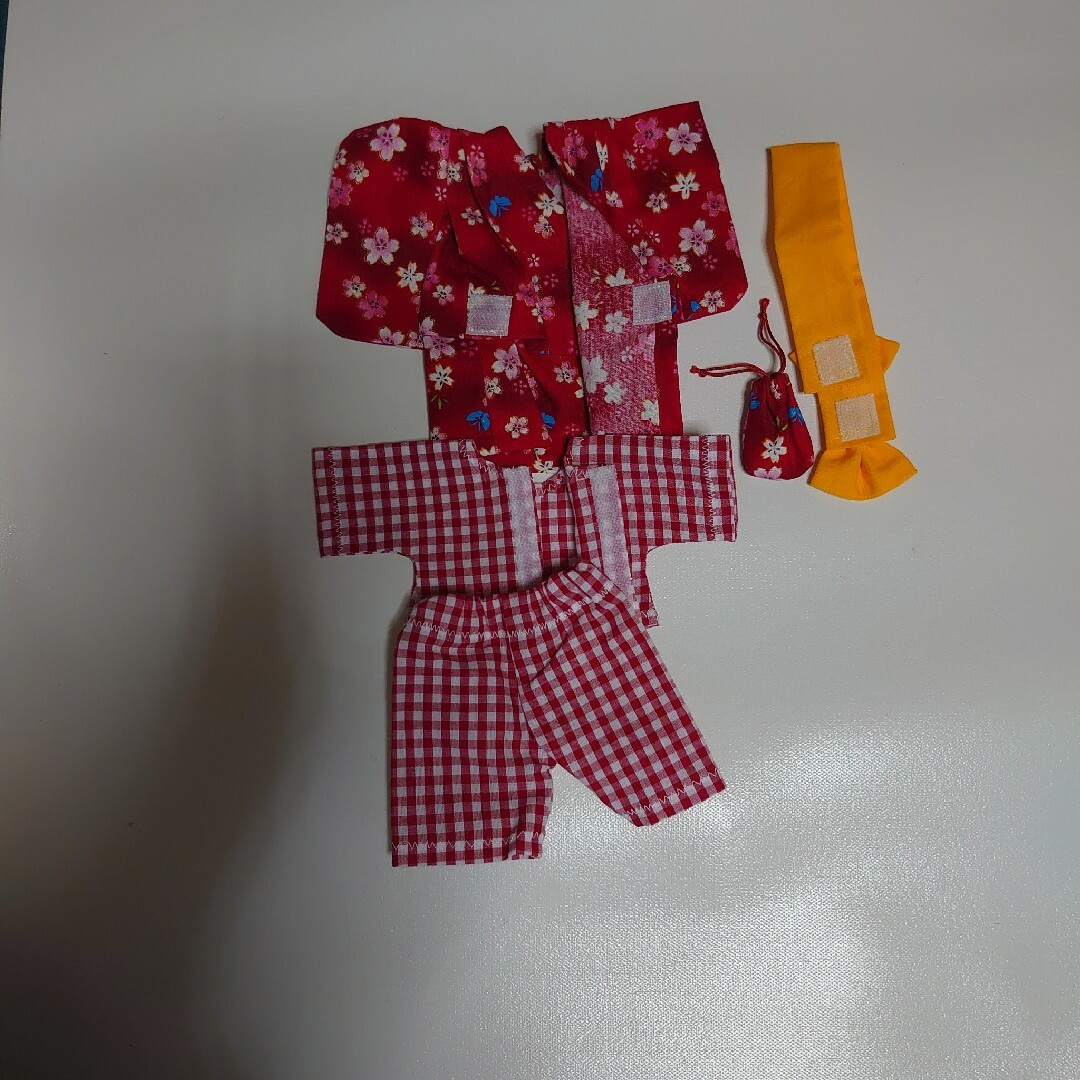 ハンドメイド メルちゃん服 浴衣 パジャマ ② エンタメ/ホビーのおもちゃ/ぬいぐるみ(その他)の商品写真
