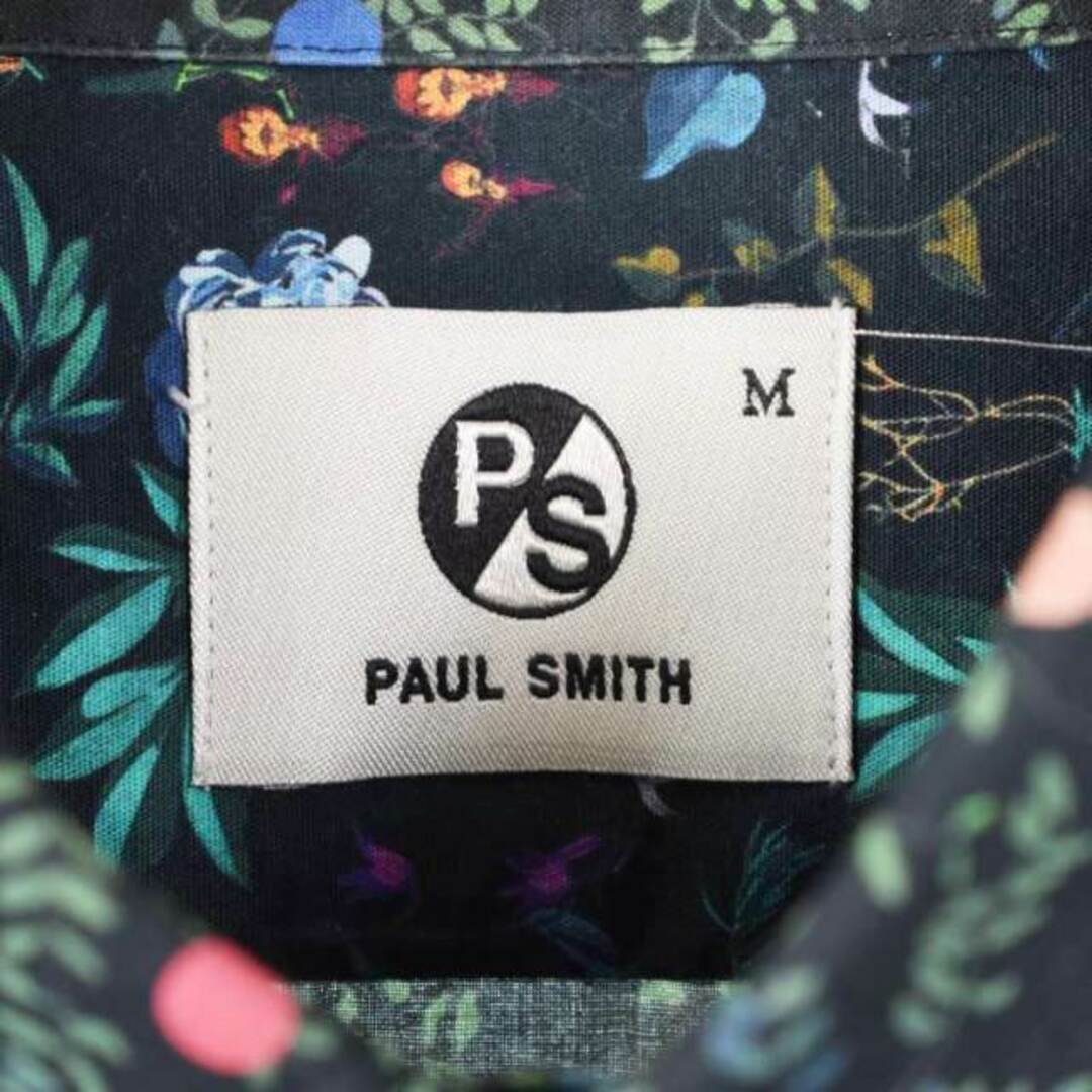 Paul Smith(ポールスミス)のポールスミス PAUL SMITH シャツ 長袖 総柄 M 緑 グリーン メンズのトップス(シャツ)の商品写真