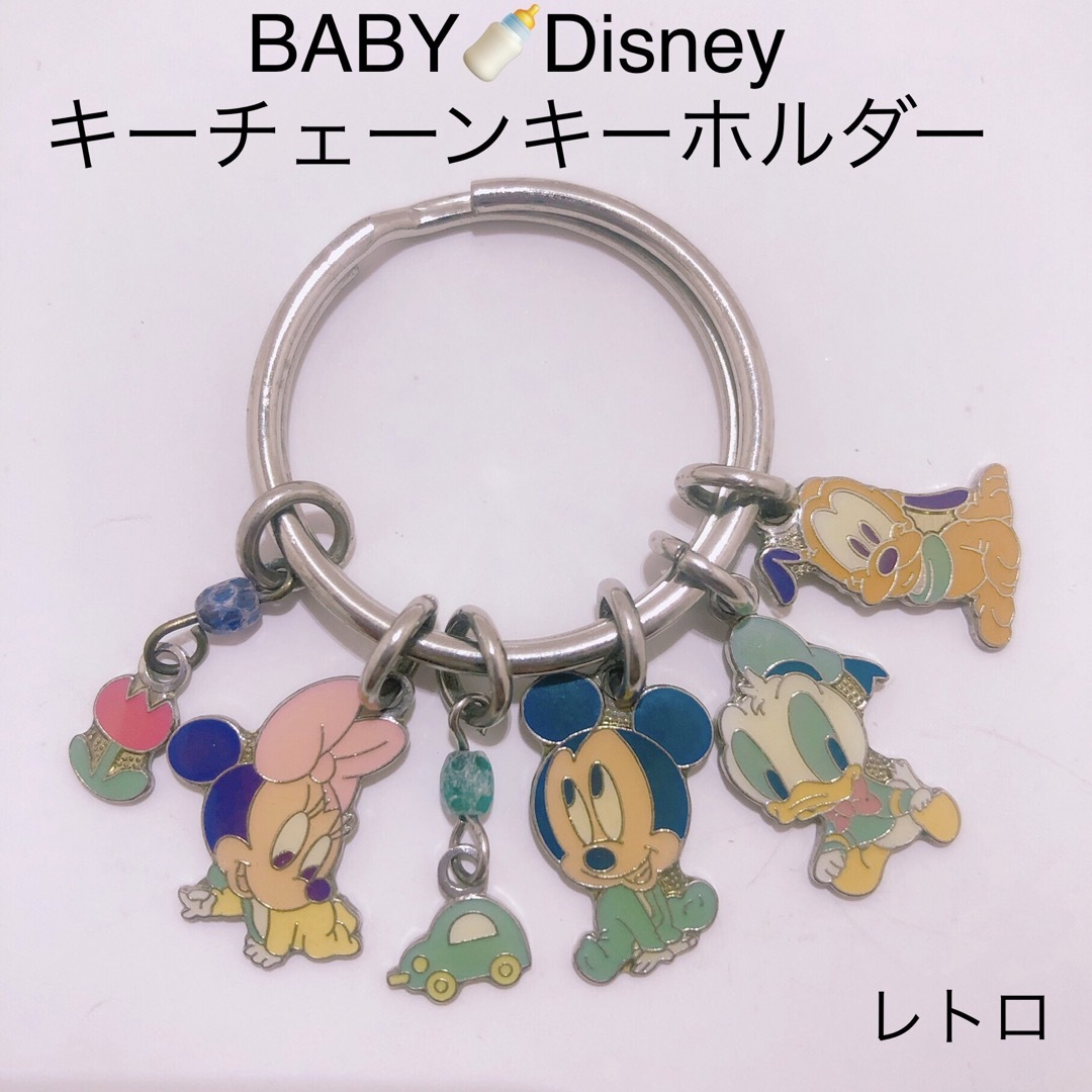 Disney(ディズニー)のDisney BABY レトロキーチェーンキーホルダー レディースのファッション小物(キーホルダー)の商品写真