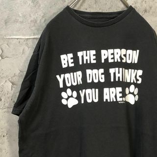 BE THE PERSON 肉球 アメリカ輸入 犬 かわいい Tシャツ(Tシャツ/カットソー(半袖/袖なし))