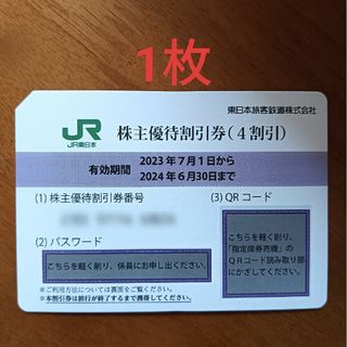 JR東日本 株主優待割引券　1枚(その他)