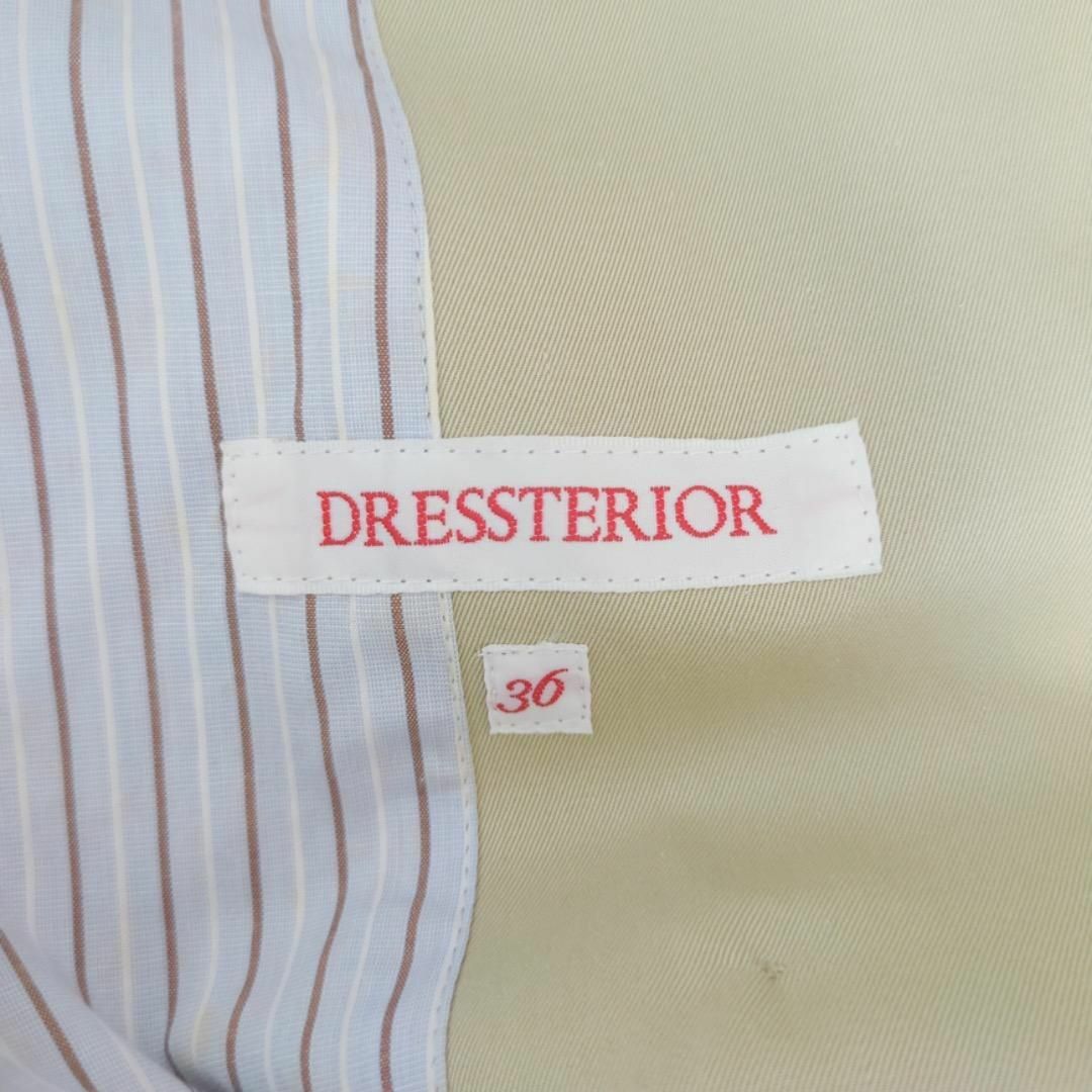 DRESSTERIOR(ドレステリア)のMA166/DRESSTERIOR トレンチコート ベルト付き ロング丈　S レディースのジャケット/アウター(トレンチコート)の商品写真