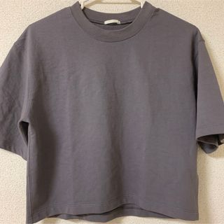 ジーユー(GU)のGU 半袖 グレー(Tシャツ(半袖/袖なし))