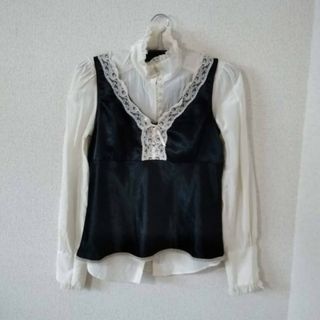 France Vintage︎︎︎︎❤︎ヴィクトリア サテンベスト itimi