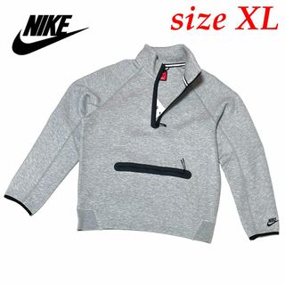 NIKE - 新品　XLサイズ　ナイキ　テックフリース　1/2ジップ　スウェット トップ