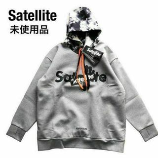 【未使用品】Satelliteサテライト　ポリエステルパーカー　グレー(パーカー)