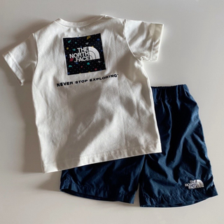 THE NORTH FACE - ノースフェイス　Tシャツ　＆　ハーフパンツ   セット　90