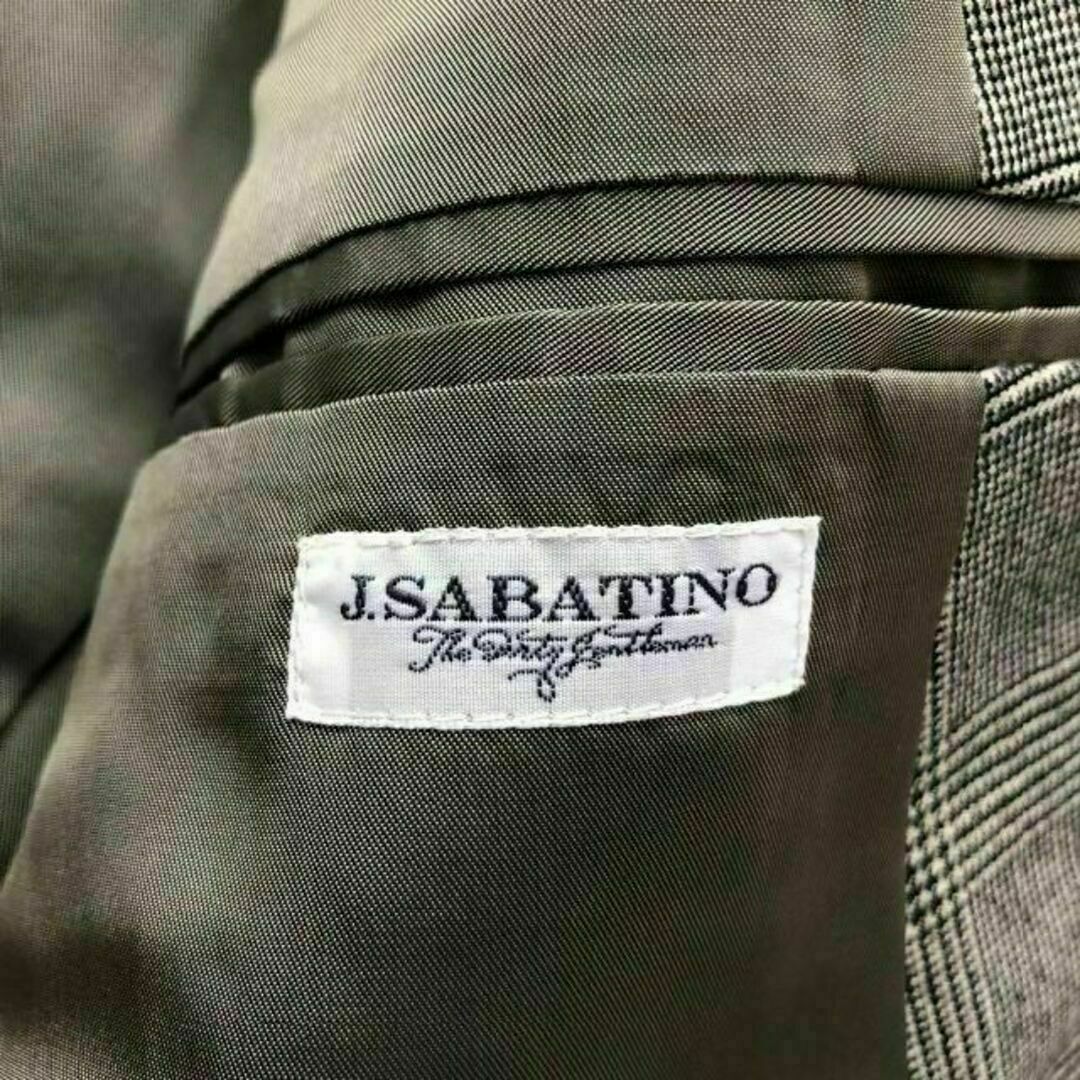 J.Sabatino(ジェイサバティーノ)のJ.SABATINO千鳥格子　ダブルテーラードジャケット　チェック メンズのジャケット/アウター(テーラードジャケット)の商品写真