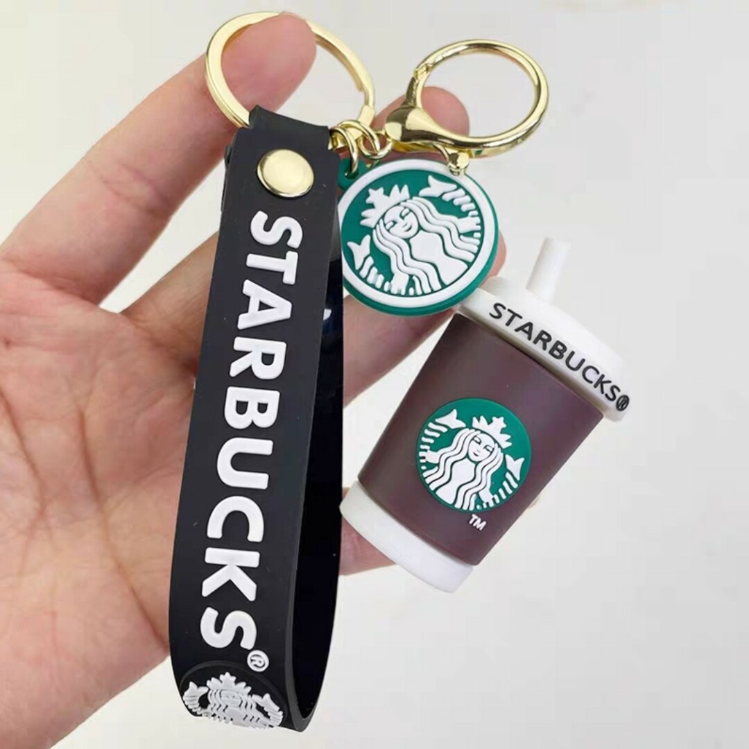 Starbucks(スターバックス)の［S10］海外限定　Starbucks スタバ　キーホルダー　新品未使用 レディースのファッション小物(キーホルダー)の商品写真