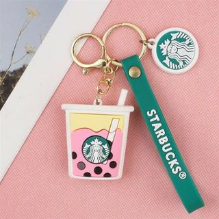 スターバックス(Starbucks)の［S11］海外限定　Starbucks スタバ　キーホルダー　新品未使用(キーホルダー)