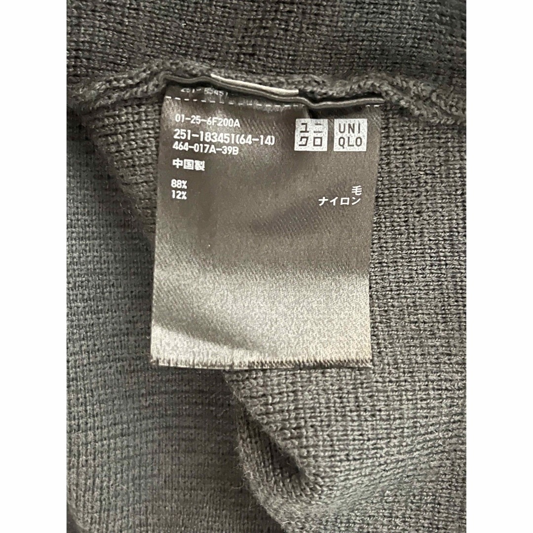 UNIQLO(ユニクロ)のUNIQLO/ミラノリブクルーネックセーター（長袖）/黒/XXL レディースのトップス(ニット/セーター)の商品写真