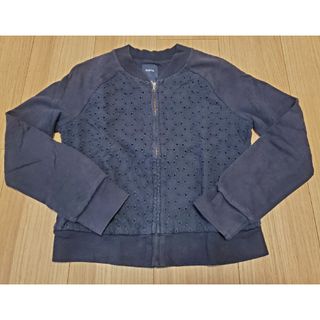 ギャップキッズ(GAP Kids)のGapKidsパーカー150サイズ　ブラック(ジャケット/上着)