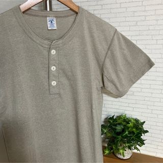 VELVA SHEEN - ベルバシーン　Tシャツ　ヘンリーネック　USA製