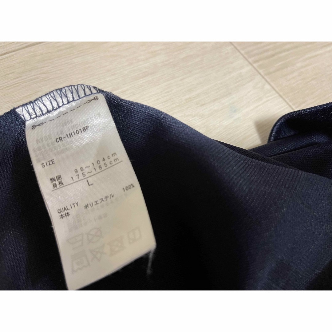 CORAGIO メンズ 半袖 ポロシャツ ネイビー Lサイズ スポーツ/アウトドアのゴルフ(ウエア)の商品写真