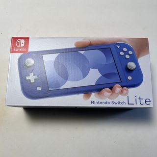 ニンテンドースイッチ(Nintendo Switch)の保証印あり/スイッチライト本体/Nintendo Switch LITE ブルー(家庭用ゲーム機本体)