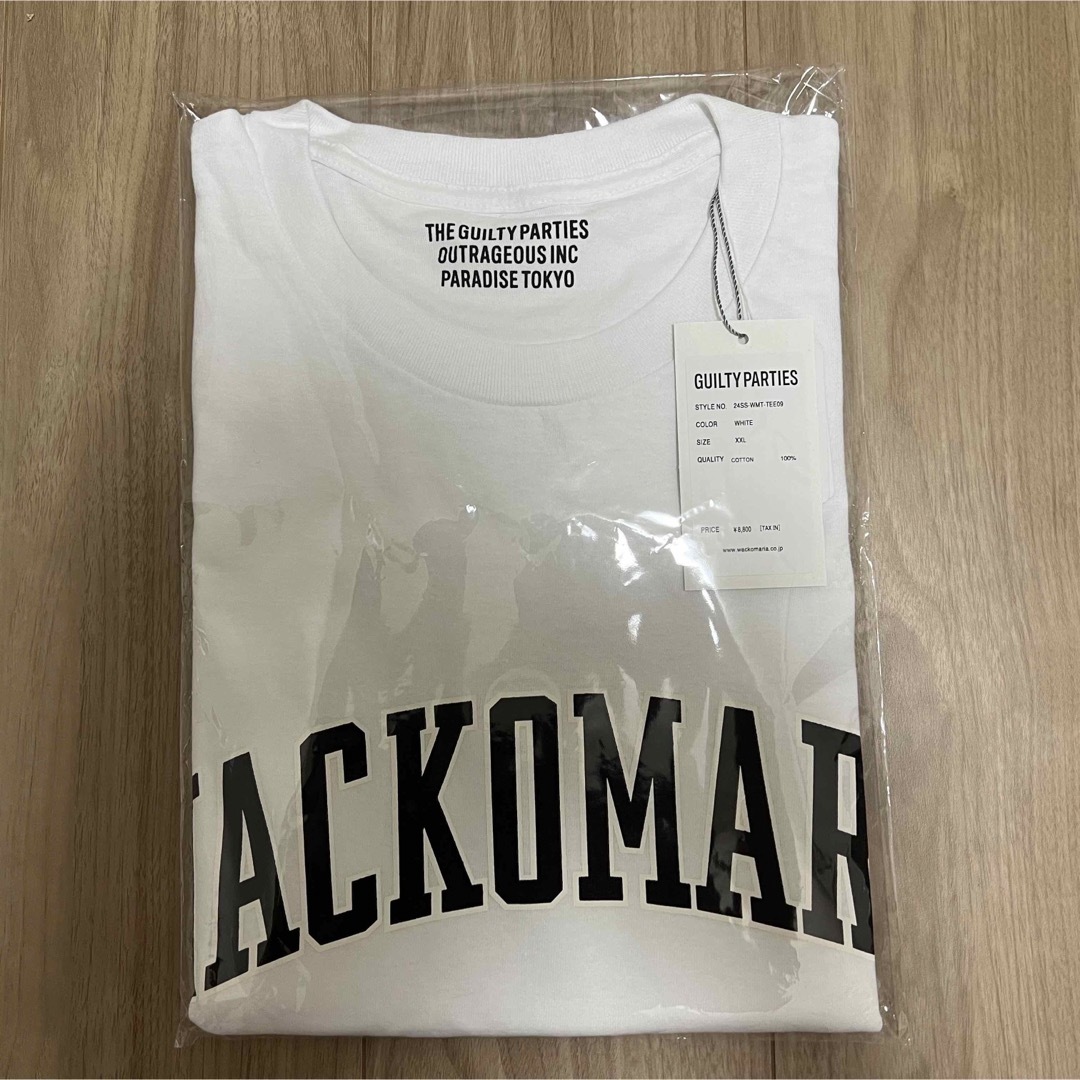 WACKO MARIA(ワコマリア)のXXLサイズ wackomaria Tシャツ 白 レディースのトップス(Tシャツ(半袖/袖なし))の商品写真
