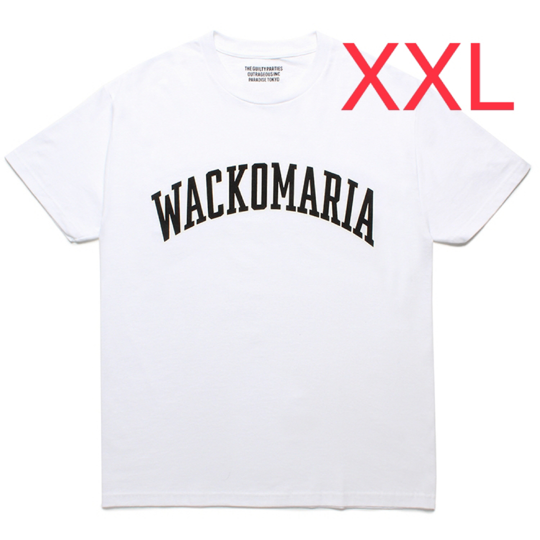 WACKO MARIA(ワコマリア)のXXLサイズ wackomaria Tシャツ 白 レディースのトップス(Tシャツ(半袖/袖なし))の商品写真