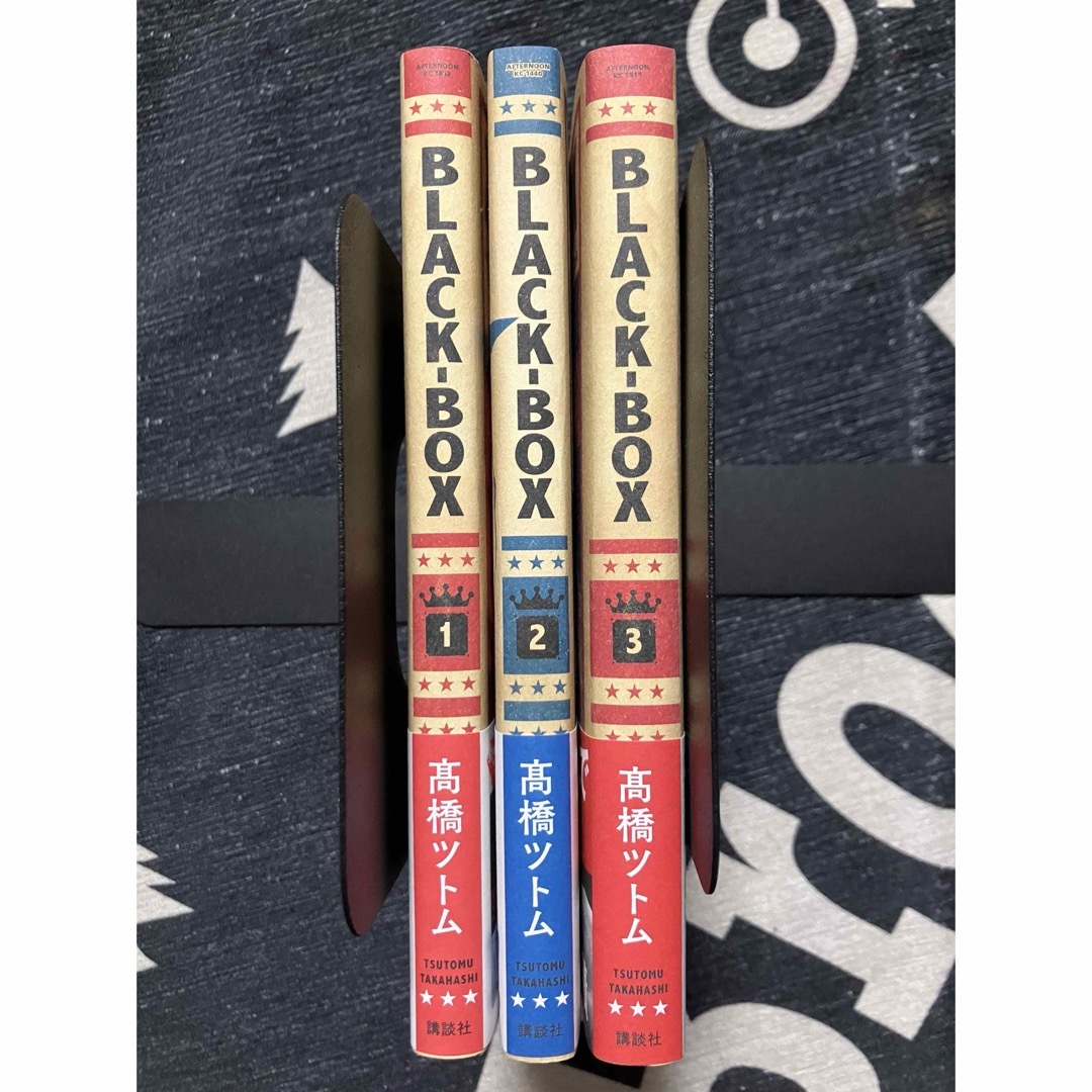 BLACK-BOX 1巻から3巻セット  高橋ツトム  初版、帯付き エンタメ/ホビーの漫画(青年漫画)の商品写真