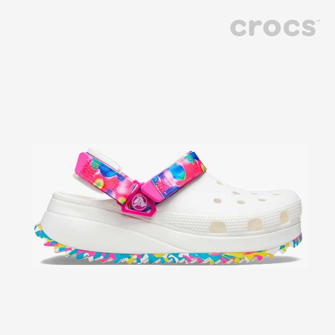crocs(クロックス)の26cm クラシック ハイカー ソーラライズド クロッグ ホワイト マルチ メンズの靴/シューズ(サンダル)の商品写真