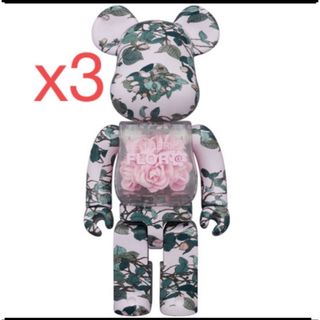 BE@RBRICK FLOR@ PINK ROSE 400％(その他)