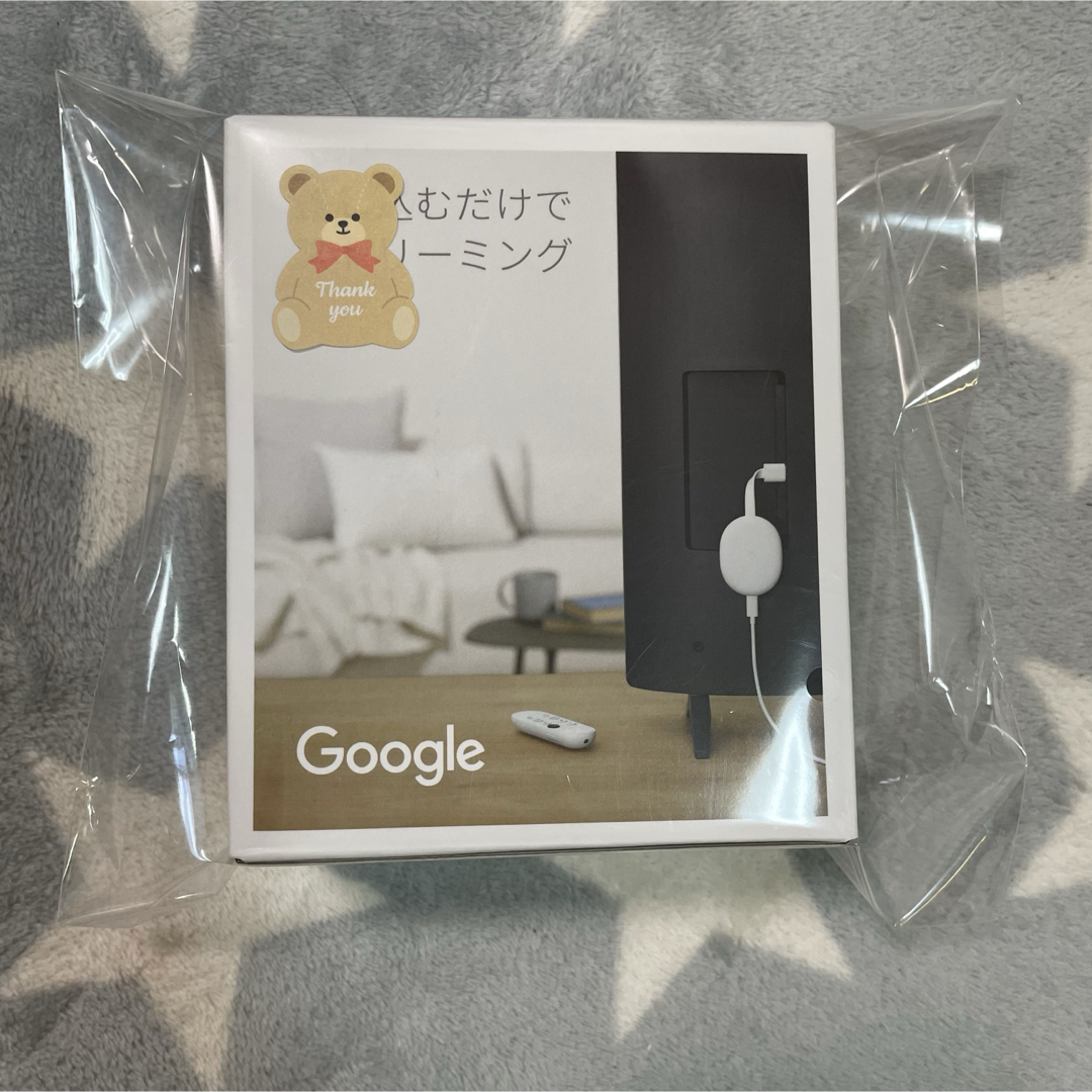 Google(グーグル)の【試起動のみ】 Google Chromecast クロームキャスト 本体 スマホ/家電/カメラのテレビ/映像機器(その他)の商品写真