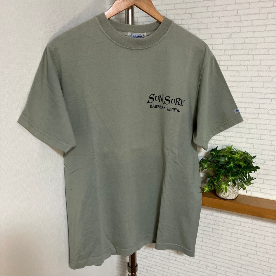 Sun Surf(サンサーフ)の希少！『SUN SURF』サンサーフ　Tシャツ　和柄　唐獅子　USA製 メンズのトップス(Tシャツ/カットソー(半袖/袖なし))の商品写真