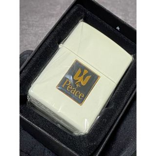 zippo ピース ホワイト 限定品 希少モデル ヴィンテージ 2000年製(その他)