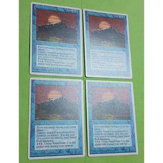 マジックザギャザリング(マジック：ザ・ギャザリング)のMTG Island Fish Jasconius 4枚(バラ売りOK)(シングルカード)