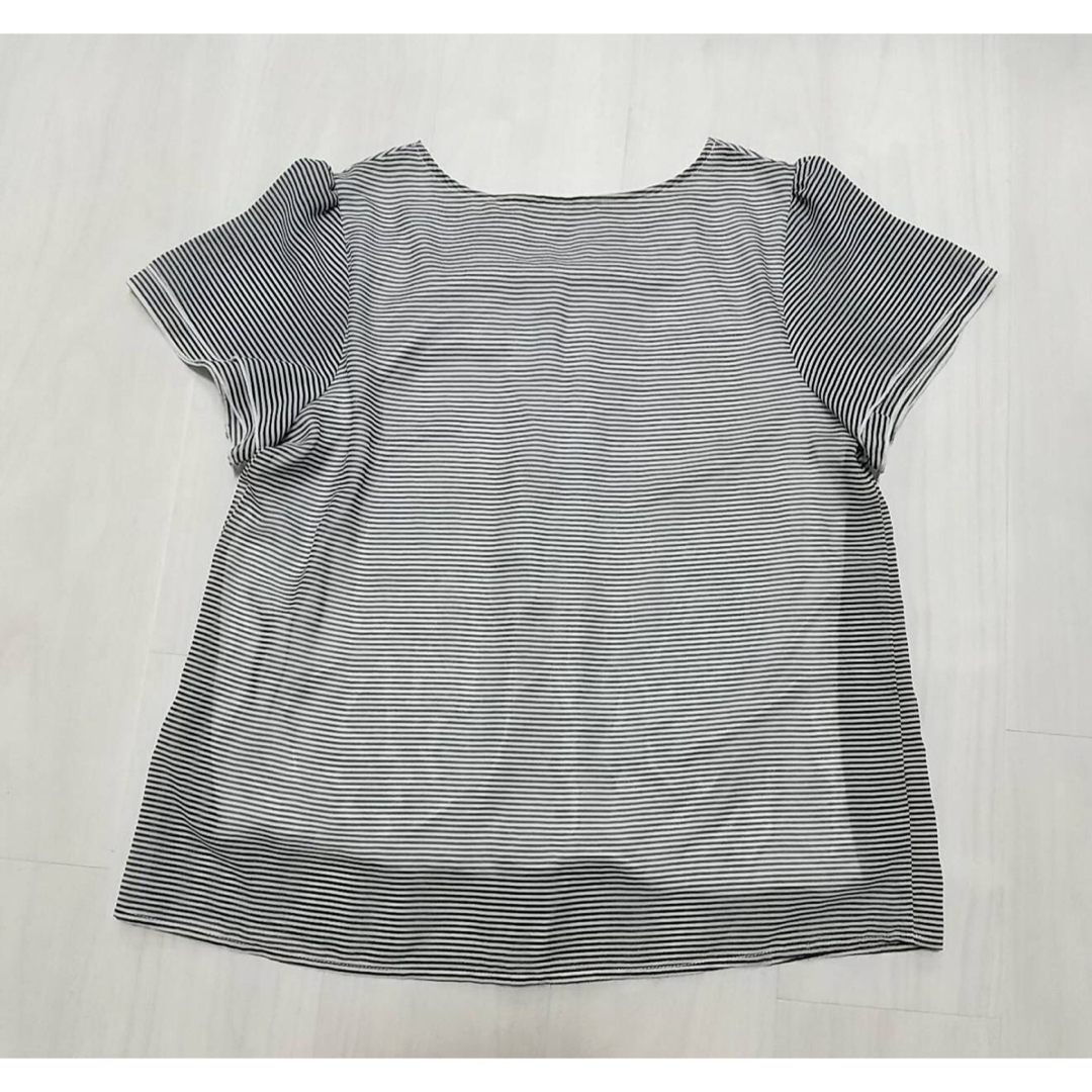 シフォン系ブラウス　　Lサイズ レディースのトップス(シャツ/ブラウス(半袖/袖なし))の商品写真