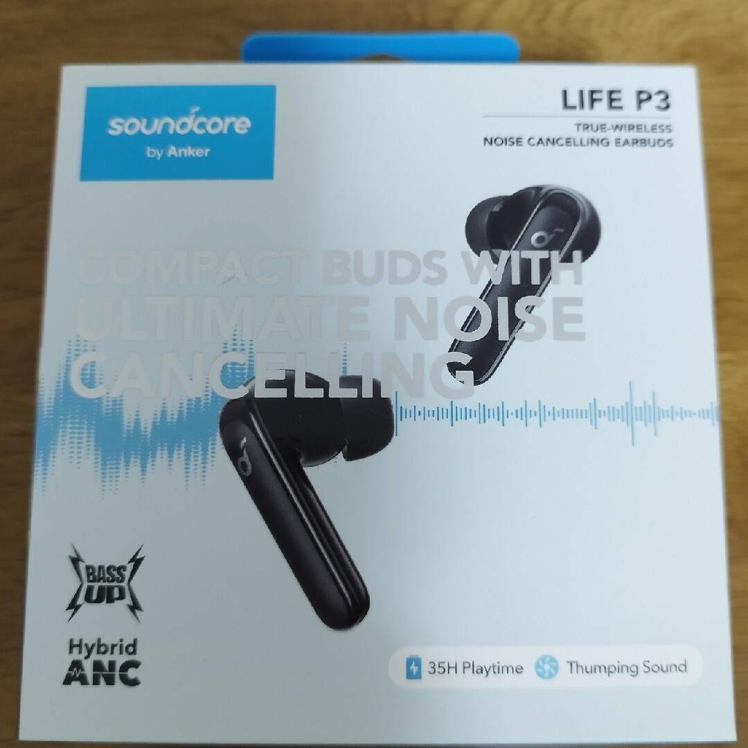 Anker Soundcore Life P3 完全ワイヤレスイヤホン Blu… スマホ/家電/カメラのオーディオ機器(ヘッドフォン/イヤフォン)の商品写真