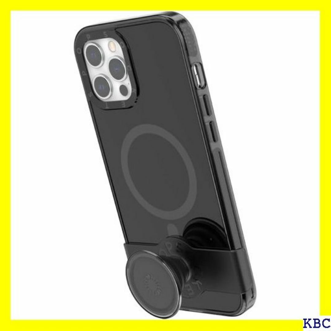 PopSockets Japan - ポップソケッツ 付き ーフ ブラック 18 スマホ/家電/カメラのスマホ/家電/カメラ その他(その他)の商品写真