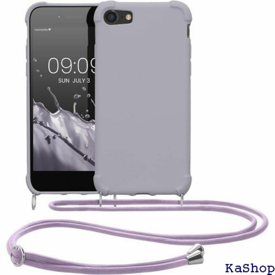 kwmobile スマホショルダー 対応: Apple P ル クラウド 384 スマホ/家電/カメラのスマホ/家電/カメラ その他(その他)の商品写真