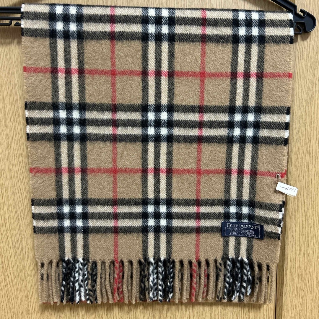 BURBERRY(バーバリー)のバーバリー　カシミアマフラー【クリーニング済】 レディースのファッション小物(マフラー/ショール)の商品写真