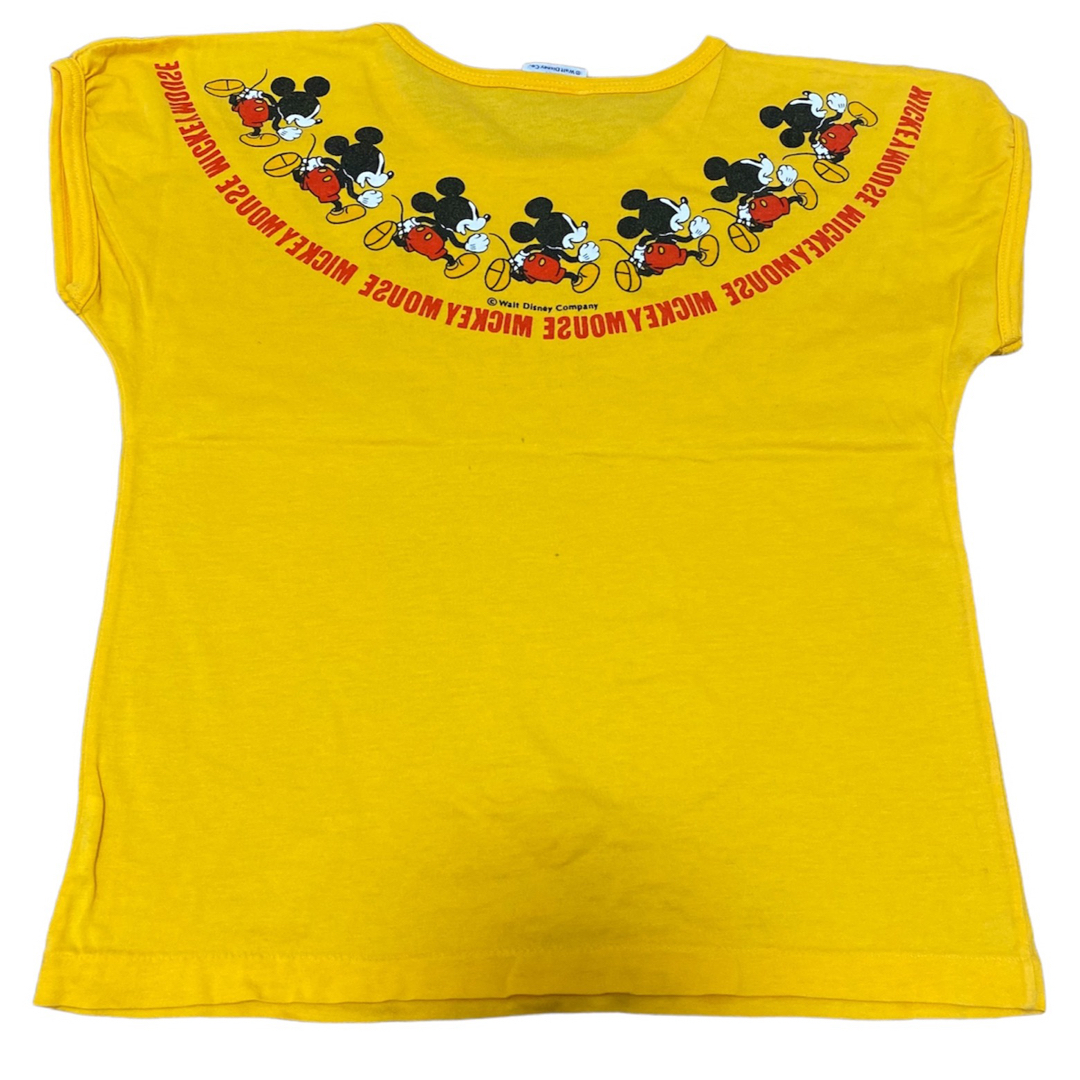 Disney(ディズニー)のヴィンテージ　Disney ミッキー　tシャツ セット キッズ/ベビー/マタニティのキッズ服女の子用(90cm~)(Tシャツ/カットソー)の商品写真