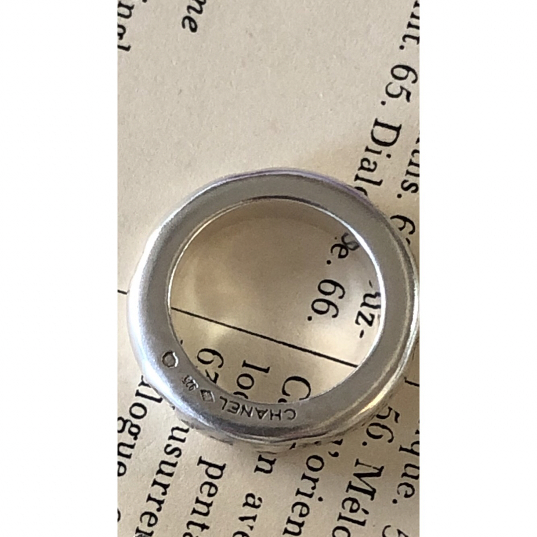 CHANEL(シャネル)のシャネル　シルバー925 指輪 レディースのアクセサリー(リング(指輪))の商品写真