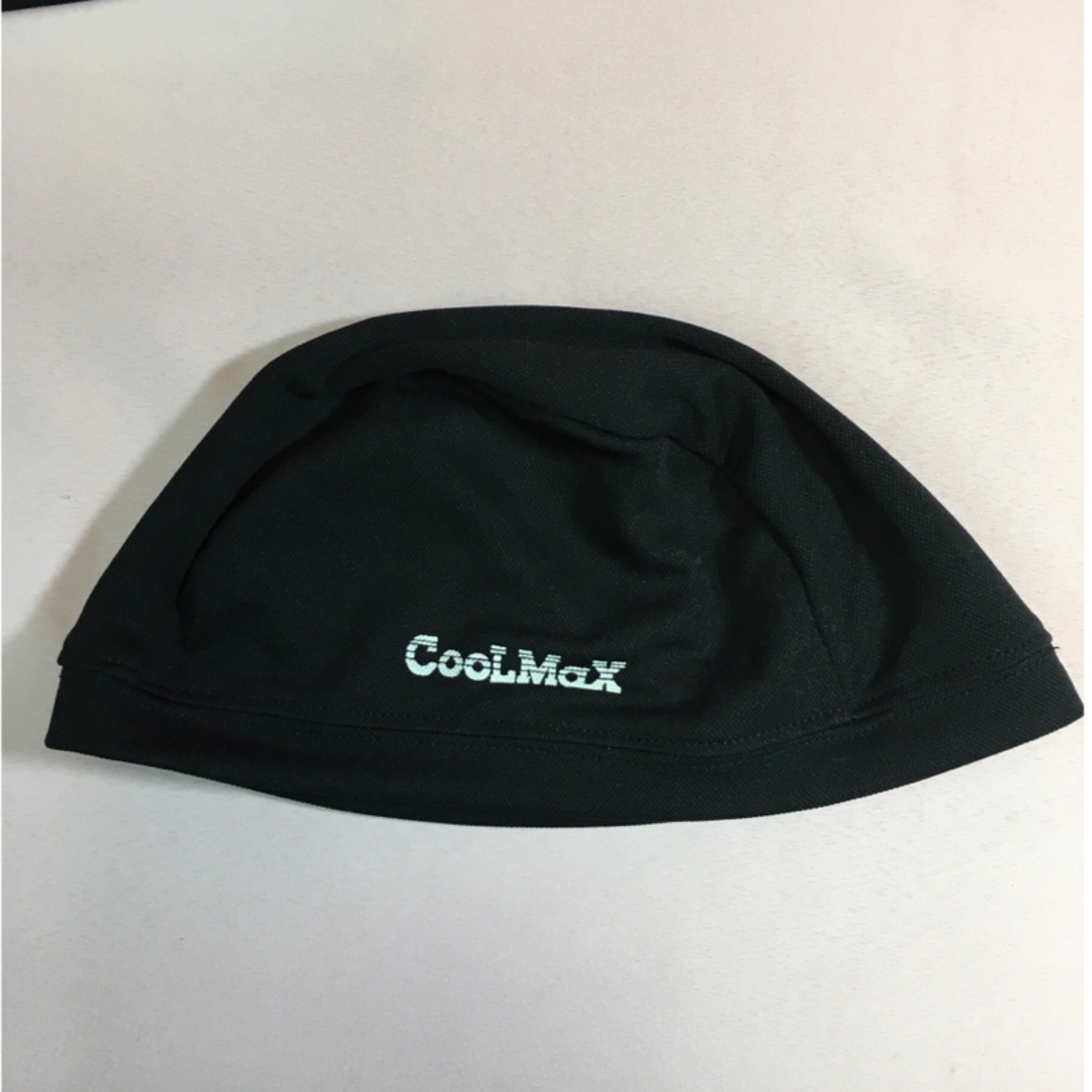 メンズ　水泳帽　黒　サイズM メンズの帽子(その他)の商品写真