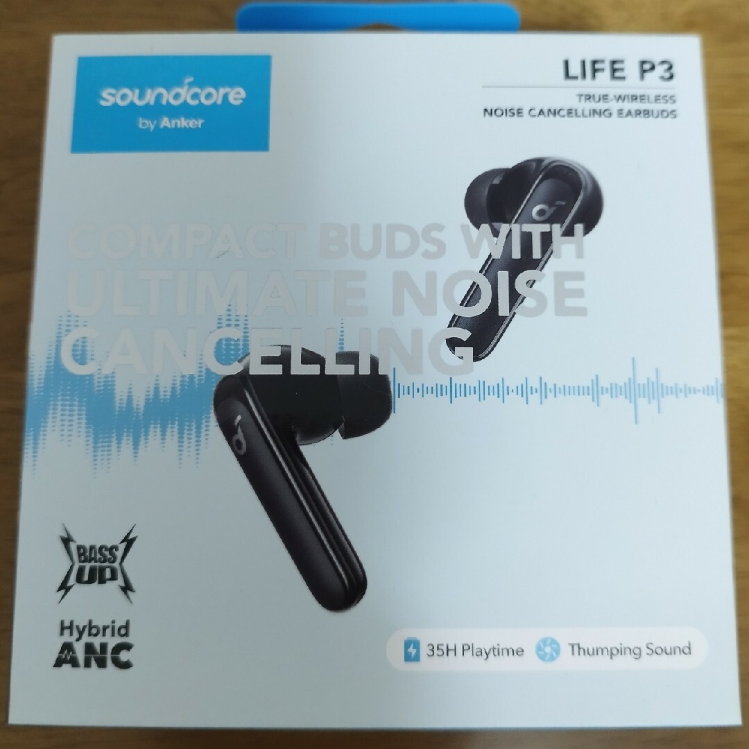 Anker Soundcore Life P3 完全ワイヤレスイヤホン Blu… スマホ/家電/カメラのオーディオ機器(ヘッドフォン/イヤフォン)の商品写真