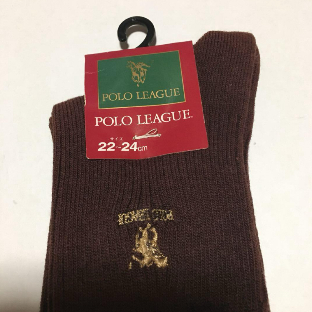 POLO（RALPH LAUREN）(ポロ)のPORO LEAGUE   ソックス　22.0〜24.0cm  未使用　 レディースのレッグウェア(ソックス)の商品写真