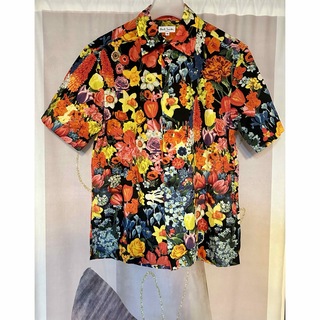 ポールスミス(Paul Smith)のポールスミス ロンドン フローラル バラ チューリップ 半袖 花柄シャツ 日本製(シャツ)