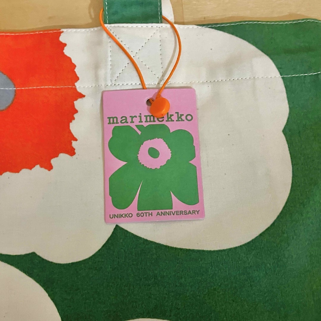 marimekko(マリメッコ)のマリメッコ Marimekko Unikko 60th ファブリックバッグ レディースのバッグ(トートバッグ)の商品写真