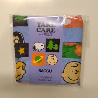 スヌーピー(SNOOPY)のSTANDARD BAGGU スヌーピー CHECKERBOAD GANG(エコバッグ)