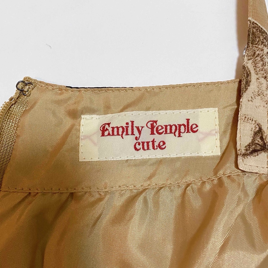 Emily Temple cute(エミリーテンプルキュート)のヒグチユウコ×Emily Temple cute ローズキャット ワンピース レディースのワンピース(ミニワンピース)の商品写真