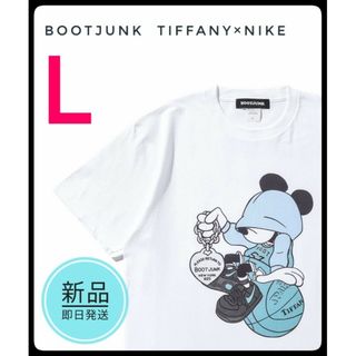 BOOTJUNK HYPE BOY 4 TEE Tiffany NIKE　白(Tシャツ/カットソー(半袖/袖なし))