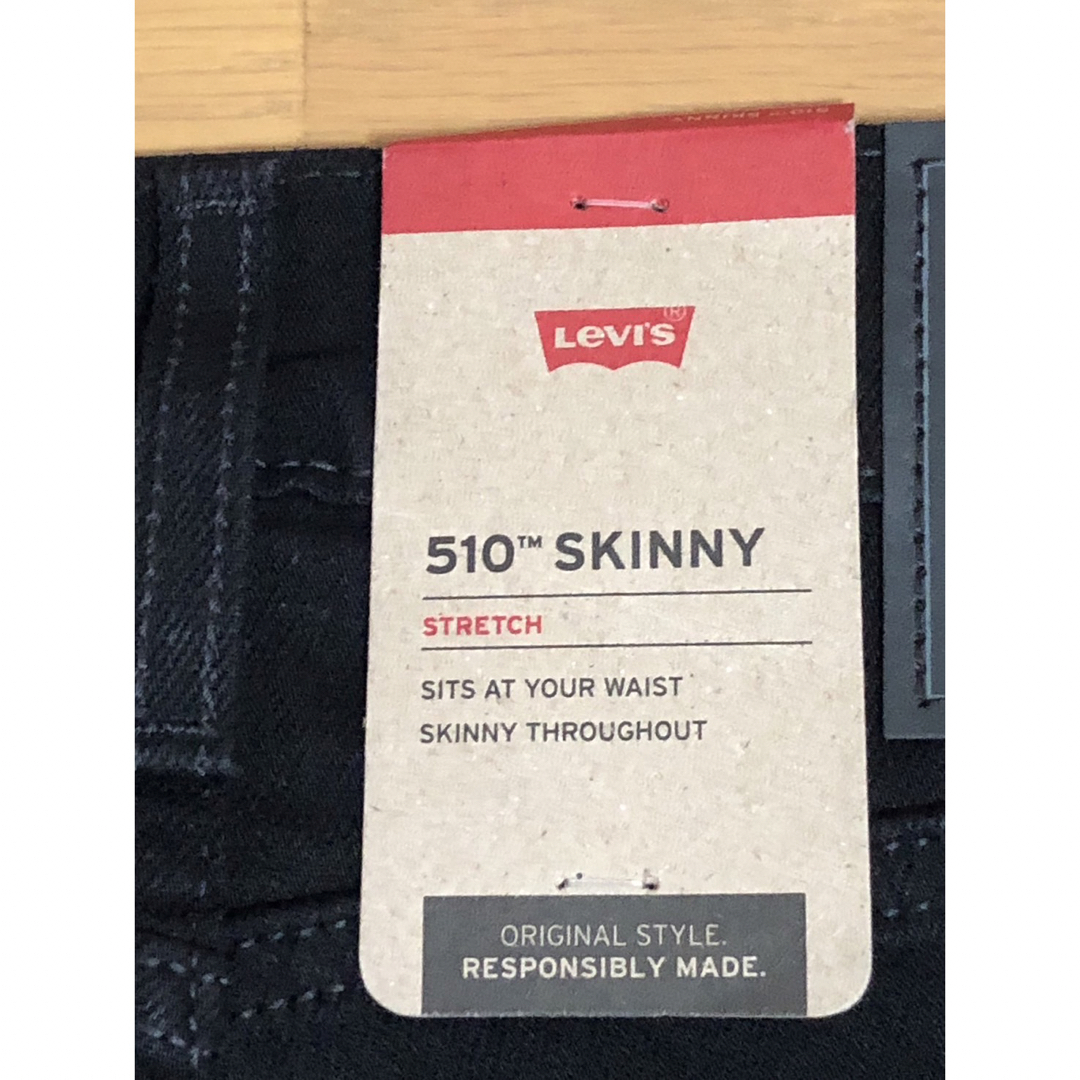 Levi's(リーバイス)のLevi's 510 SKINNY FIT BLACK メンズのパンツ(デニム/ジーンズ)の商品写真