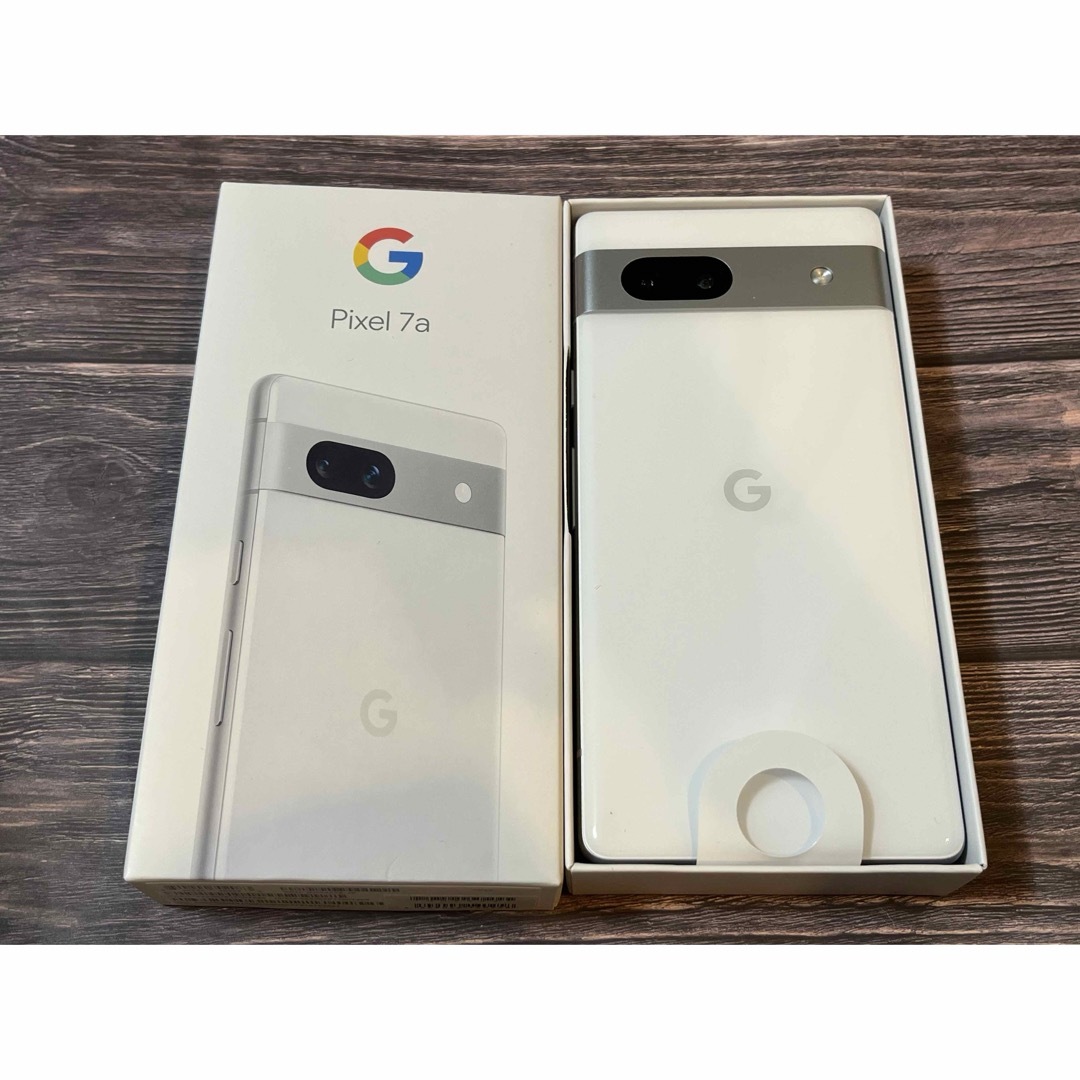 Google Pixel(グーグルピクセル)のGoogle Pixel 7a pixel7a 本体 snow ホワイト 新品 スマホ/家電/カメラのスマートフォン/携帯電話(スマートフォン本体)の商品写真