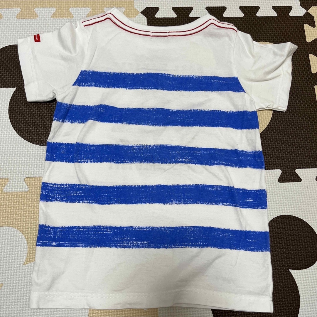 mikihouse(ミキハウス)の③ミキハウス♡マリンボーダーTシャツ♡120cm キッズ/ベビー/マタニティのキッズ服女の子用(90cm~)(Tシャツ/カットソー)の商品写真